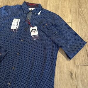 International Report Men's LS Button Down Shirt Stretch Quick Dry Size Small NEW